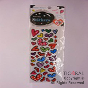 STICKER CORAZONES HS5432-1 x 12